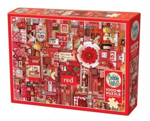 Cobble Hill Jigsaw Puzzle; Red; art by Shelley Davies; 1000 pieces - Picture 1 of 2