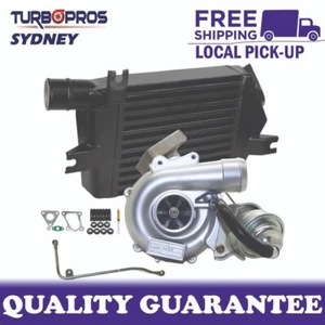Upgrade Turbo+60mm Intercooler+Oil Feed Pipe For Mitsubishi Challenger 4D56 2.5L - Picture 1 of 12
