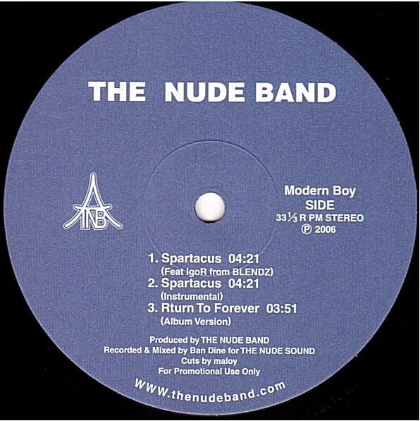 The Nude Band - Spartacus / VG / 12"", EP - Image 1 of 1