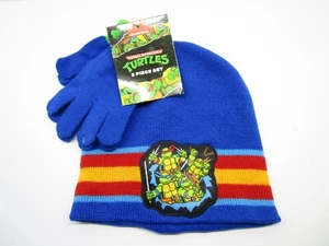 Teenage Mutant Ninja Turtles Hat And Gloves Set-NEW WITH TAGS - Picture 1 of 4