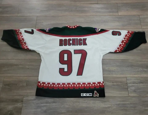 RARE! AUTHENTIC VINTAGE JEREMY ROENICK COYOTES JERSEY XL CCM KOHO KACHINA SECOND Cover