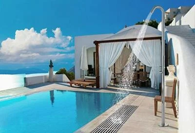 Soporte de ducha exterior HEATGENE para ducha exterior/junto a la piscina/patio Foto 1 de 4