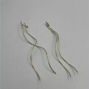 JCM 14k Dangle Threader Earrings. #12 - Picture 1 of 4