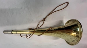 Signalhorn, Eisenbahn, Messing, 36 cm - Bild 1 von 3