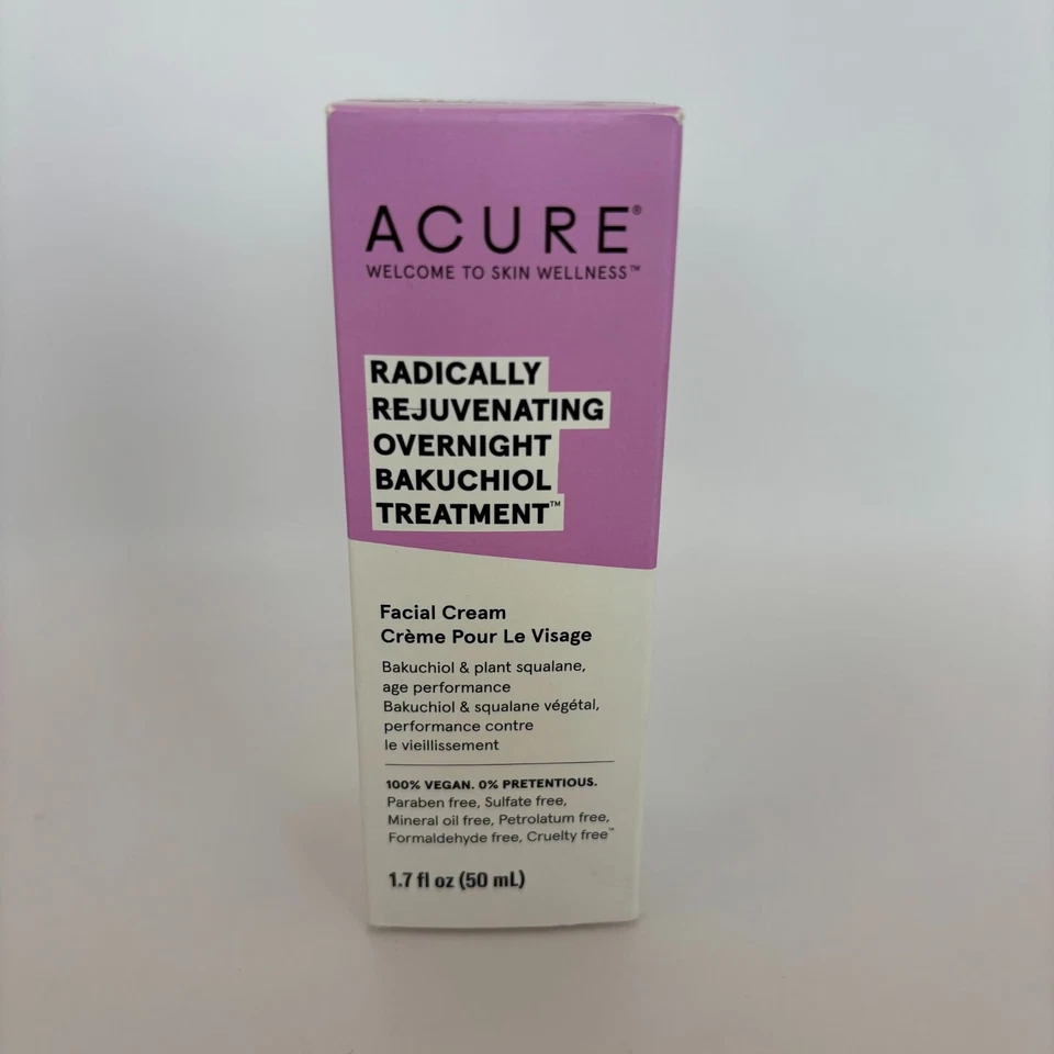Tratamiento Bakuchiol Rejuvenecedor Radicalmente Durante la Noche Acure 1.7 fl oz Líquido Foto 1 de 4