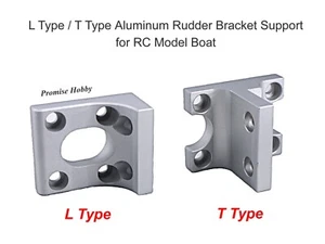 Soporte de timón de aluminio para barco modelo RC - Imagen 1 de 20