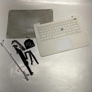 Apple MacBook Unibody A1342 13" 2009 2010 White Palmrest +Back Cover + Fan - Picture 1 of 7