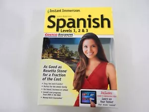 Instant Immersion Spanish Levels 1, 2, 3 • PC & MAC Learning Software - Picture 1 of 5