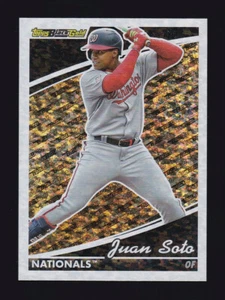 Serie Actualización Topps 2022 #BG-25 JUAN SOTO Washington Nationals Inserto Oro Negro - Imagen 1 de 2