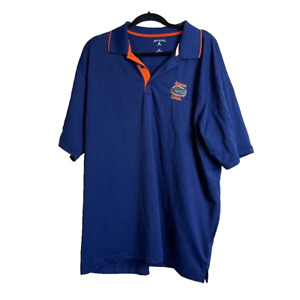 Florida Gators Antigua Men's Dark Royal Blue Classic Pique Polo Shirt Size XXL