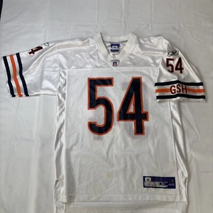 Chicago Bears Football Jersey - Brian Urlacher #54 - Mens Medium - Reebok -White - Picture 1 of 11