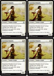 MTG - 4x FAMISHED PALADIN - Rivals of Ixalan (U) - Picture 1 of 1