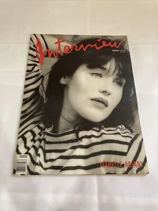 1990 January Interview Magazine, Isabelle Adjani (MH1) - Picture 1 of 3