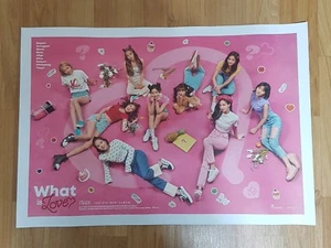 Quinto mini álbum de K-POP DOS VECES [¿QUÉ ES EL AMOR?] A Ver. PÓSTER OFICIAL - NUEVO- - Imagen 1 de 1
