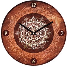 Pendule ronde Boho 28 cm