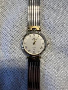 Technos Quartz Damen Dresswatch Bicolor Swiss Made, neue Batterie, läuft - Bild 1 von 6