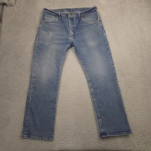 Dickies Jeans Mens 36x30 Blue Straight Fit Workwear Denim Made in Mexico - Picture 1 of 10