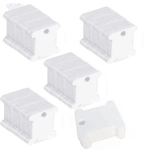 Fokanlo Large Quantity 700 Pieces Plastic Floss Bobbins for Cross Cotton Thre... - Picture 1 of 7