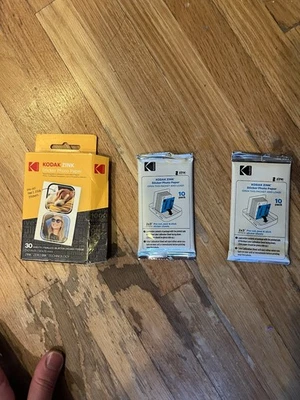 [Open Box] Zink Kodak Premium Pre-Cut Sticker Photo Paper 2"x3" 20 Sheets - Image 1 of 3