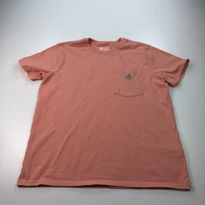 Camisa Carhartt Mujer Extra Grande XL Coral Calce Suelto Cuello Redondo Bolsillo - Imagen 1 de 7