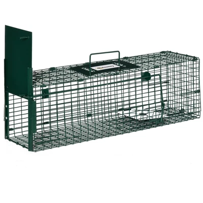 Outsunny Single Door Rat Trap for Small Animals, Dark Green - Image 1 of 4