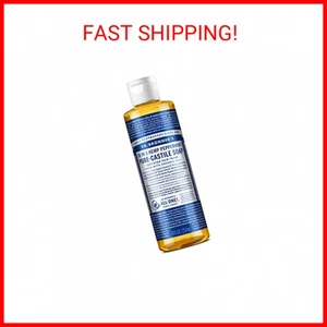 Dr. Bronner's - Pure-Kastilische Flüssigseife (Pfefferminze, 8 OZ) Bio-Öle, Gesicht, B - Bild 1 von 1