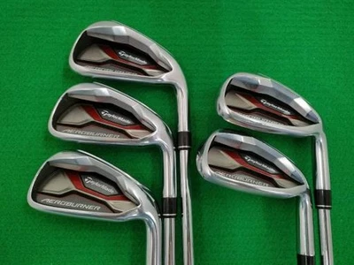 TaylorMade AERO BURNER Iron Set 5-9 5pc Flex Stiff KBS C-Taper 90 Steel - Image 1 of 4