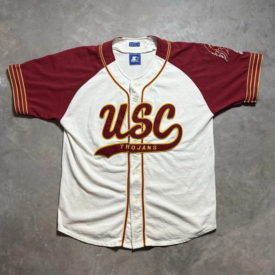 Vintage USC Trojans baseball Starter jersey  -Size: M (message for measurements) - Image 1 of 4
