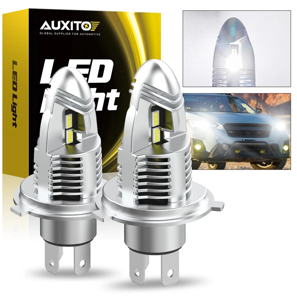 H4 LED Headlight Kit Light Bulbs High Low Beam 6000K HB2 9003 200W 30000LM Q10 - Image 1 of 4