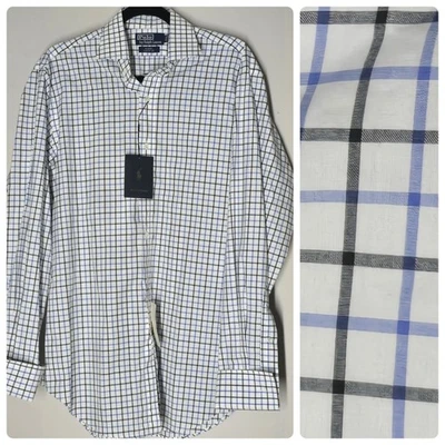 NUEVO CON ETIQUETAS Polo Ralph Lauren Camisa Manga Larga Mediana 15.5 Regent Calce Clásico De Colección Años 90’s Foto 1 de 4