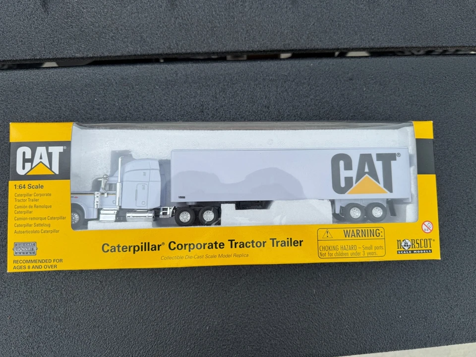 Norscot 1 64 Cat Caterpillar Corporate Tractor Trailer 55078