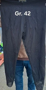 Pompöös by Harald Glöckler, schwarze Leggings mit Spitze am Saum, Gr. 42 - Bild 1 von 1