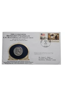 1952 S BENJAMIN FRANKLIN HALF DOLLAR 90% Silber Gedenkbrief 2006 - Bild 1 von 4
