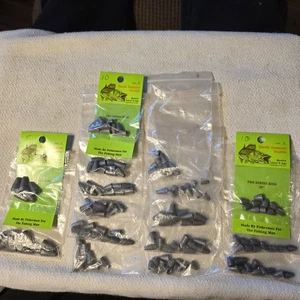 Lote de hundidores de pesca con bala deslizante - pesos de gusano de plomo de 1/4 oz, 3/8 oz, 1/2 oz - - Imagen 1 de 8