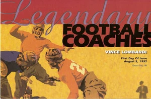 #3147 FD Program 32c Vince Lombardi Stamp - Picture 1 of 1
