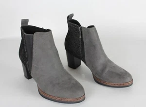 Womens Size 6 UK Marco Tozzi Suede Boots 7cm Heels - Picture 1 of 9