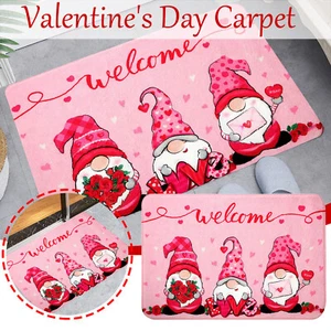 Valentine's Day Welcome Doormats Home Carpets Decor Carpet Living Room Carpet - Picture 1 of 7