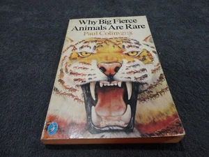 WHY BIG FIERCE ANIMALS ARE RARE BY PAUL COLINVAUX #MEDIUM SIZE Paperback BOOK# - Picture 1 of 5
