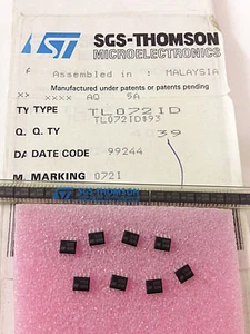 7 Stück / 7 pieces TL072ID LOW NOISE J-FET DUAL OP AMP -40°C to +105°C TL082NEW - Bild 1 von 3