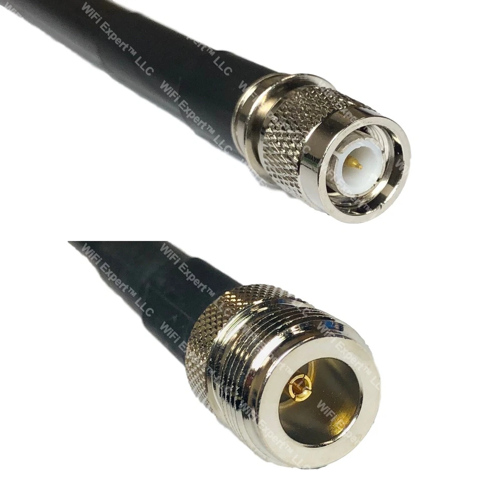 RFC400 TNC MALE to N FEMALE Coaxial RF Cable USA-Ship Lot - Image 1 of 1