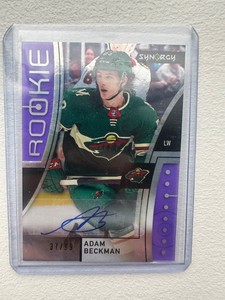 Adam Beckman /99 AUTO 💎 2021-22 Upper Deck Synergy #110 Purple Auto