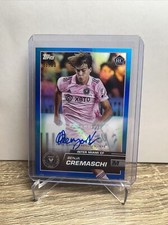 2023 Topps MLS BENJA CREMASCHI RC Blue Foil /99 #112 Inter Miami CF Auto