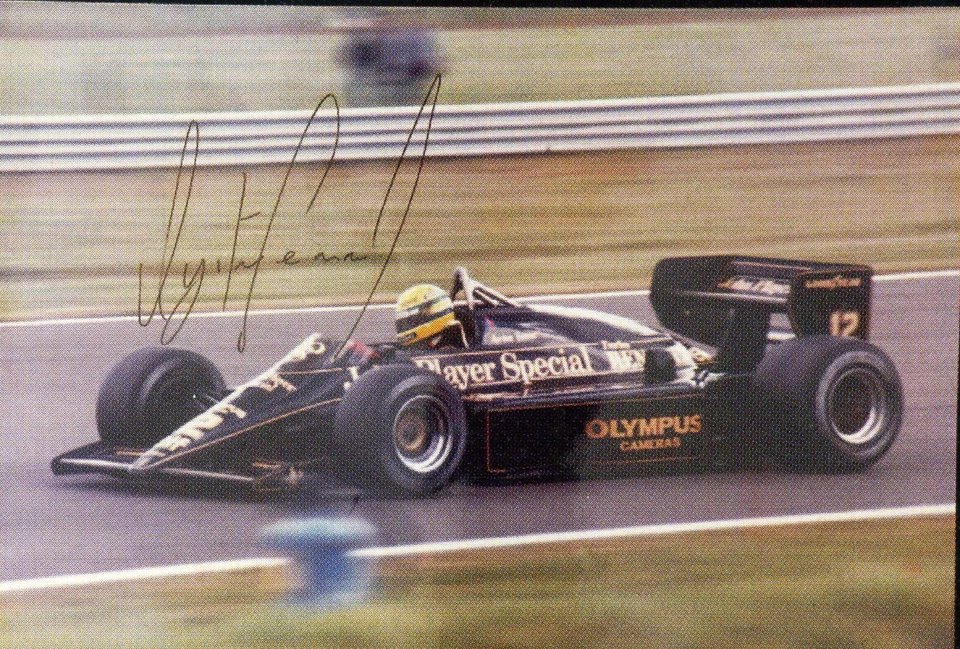 AYRTON SENNA Signed Photograph FORMULA 1 One former World Champion 8"x6" reprint - Image 1 of 1