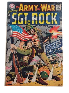 Our Army at War #185 DC Comics 1967 Feat. SGT. Lector Rock 1.5/2.0 Raw Vintage - Imagen 1 de 24