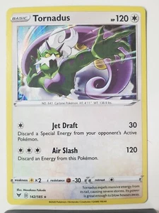 Tarjeta Pokémon HOLO Tornadus 142/185 casi nueva - RARA Vivid Voltage - envío plano de $2 - Imagen 1 de 2