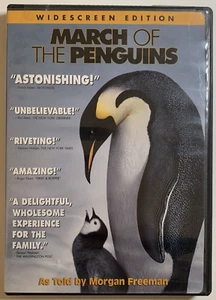 March Of The Penguins DVD (Region 1) Narrated by Morgan Freeman, Free Postage - Picture 1 of 3