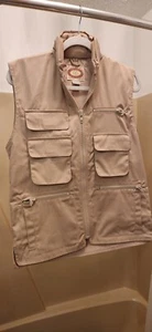 Banana Republic Herren XS Full Zip Safari Fotografie Weste mit Kapuze Vintage - Bild 1 von 5