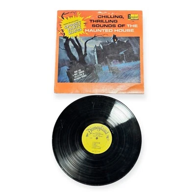 VINTAGE 1964 Disneyland Antique LP 33 Chilling Halloween Sounds Haunted 1257 Wal - Image 1 of 2