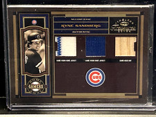 2004 Donruss Timeless Treasures Ryne Sandberg Jersey Swatches & Bat Pieces