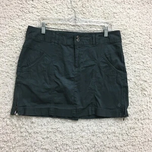 Columbia Skirt 10 Adult Gray Straight Pencil Side Zip Mini Pockets Outdoor Women - Picture 1 of 13